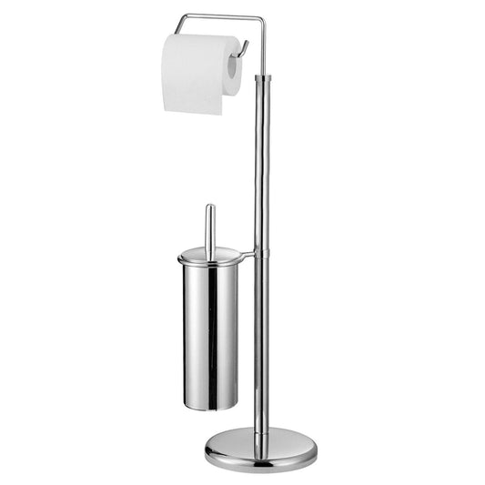 Linnea Chrome Toilet Brush And Roll Holder