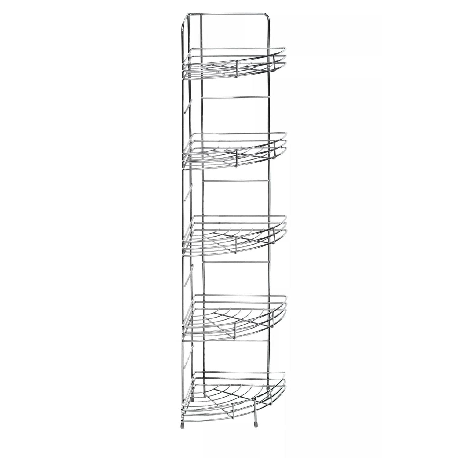 Bathroom storage rack chrome sales