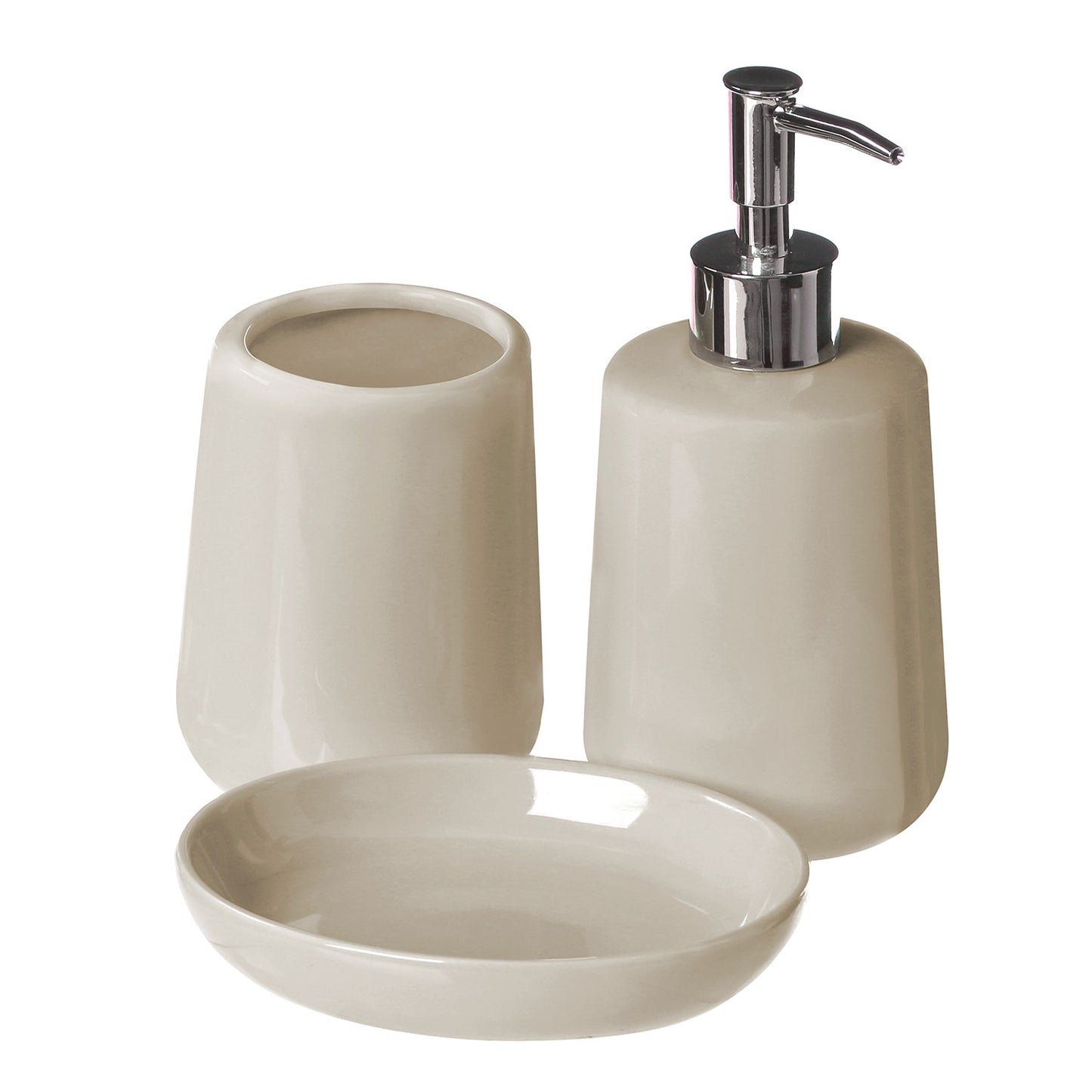 Moon Natural 3 Piece Bathroom Set