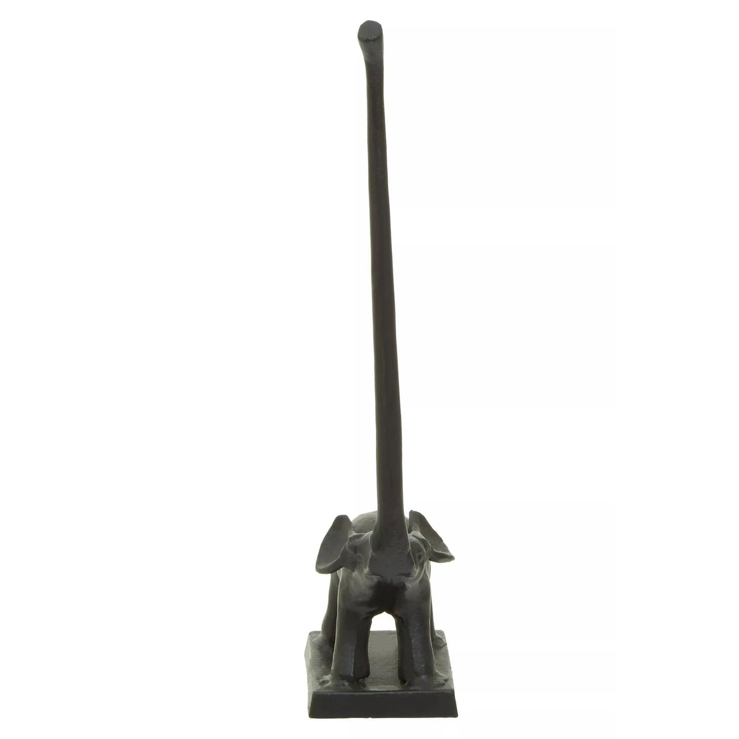 Fauna Black Elephant Toilet Roll Holder