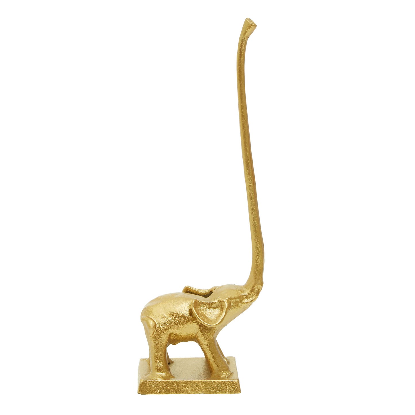 Fauna Gold Finish Elephant Toilet Roll Holder