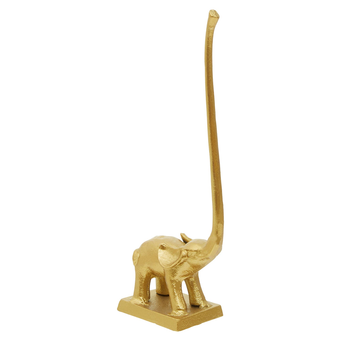 Fauna Gold Finish Elephant Toilet Roll Holder