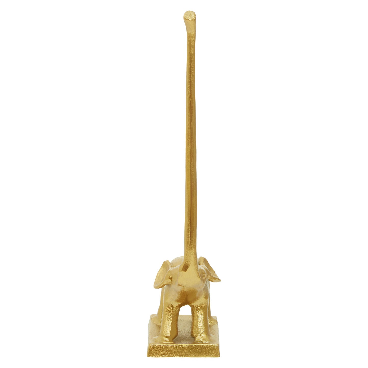 Fauna Gold Finish Elephant Toilet Roll Holder