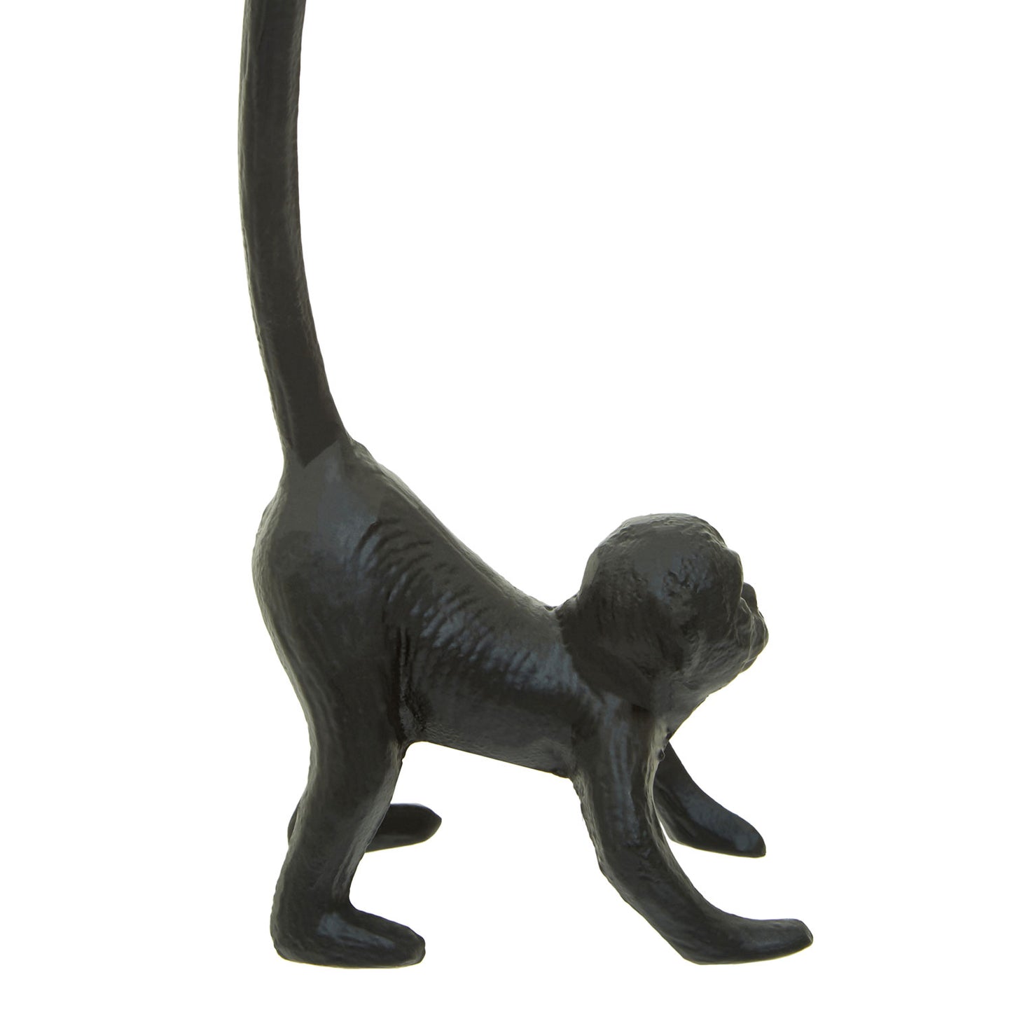 Fauna Black Monkey Toilet Roll Holder