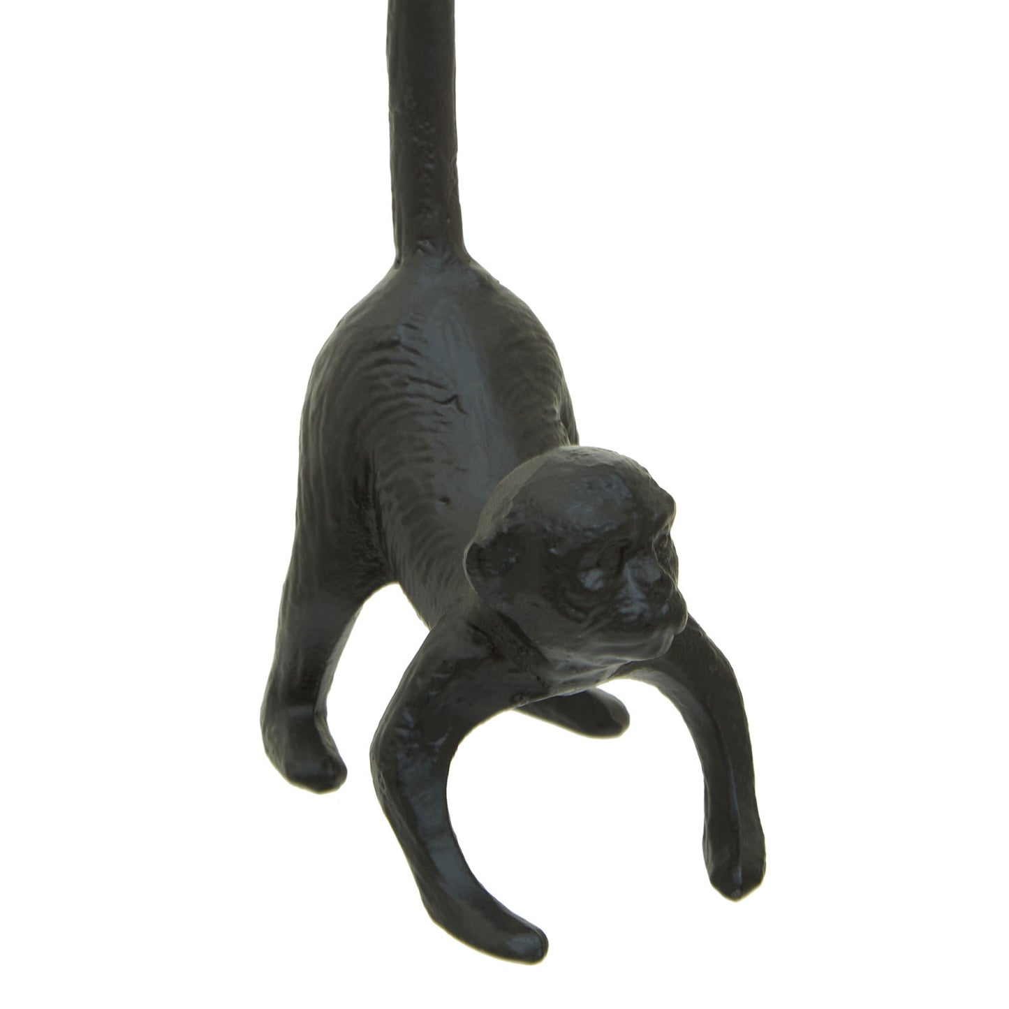 Fauna Black Monkey Toilet Roll Holder