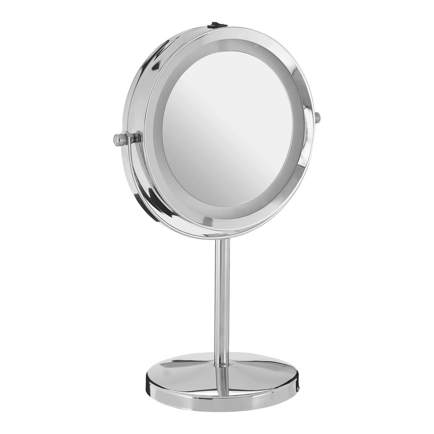 Clara Chrome Plated LED Mirror