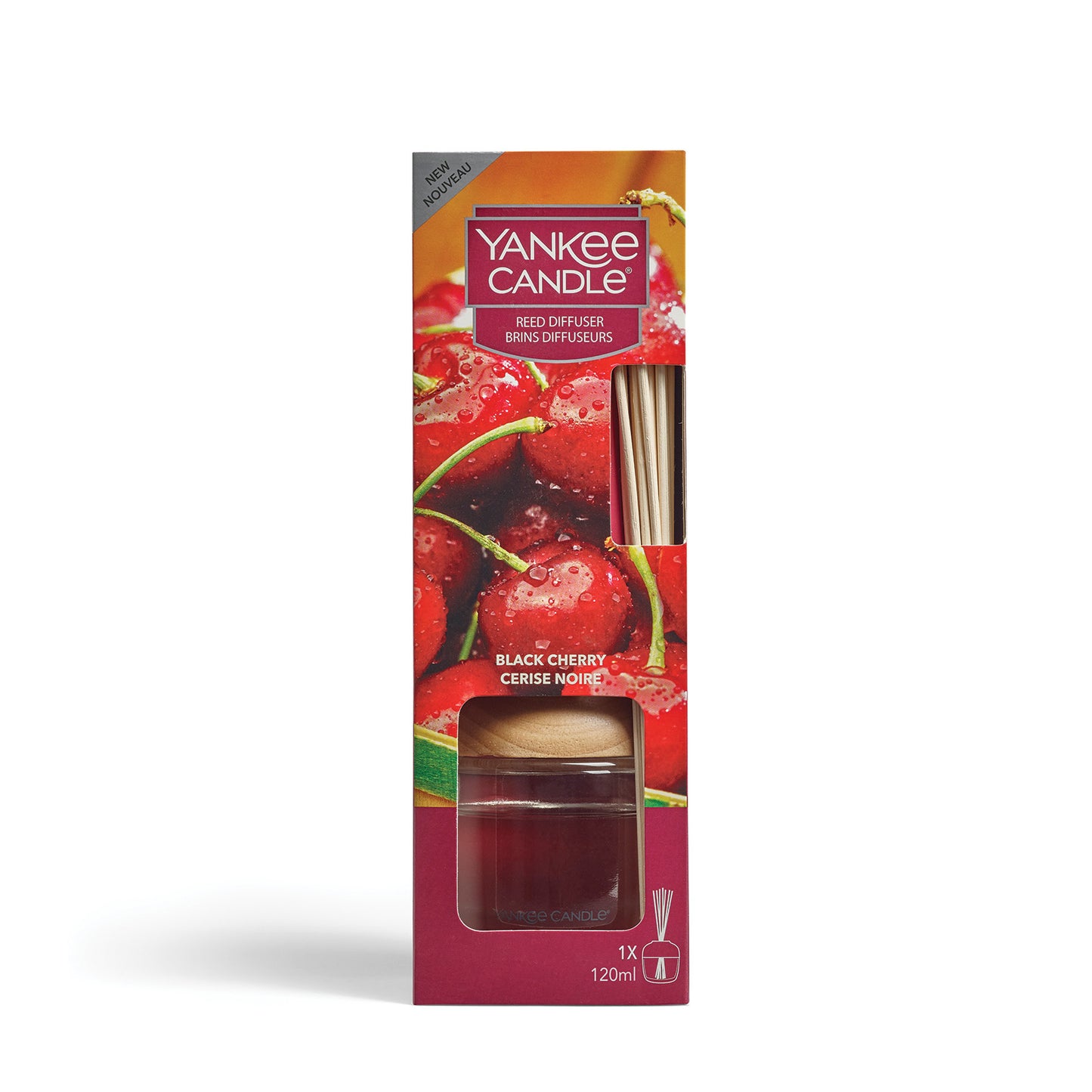 Yankee Candle Black Cherry 120ml Reed Diffuser
