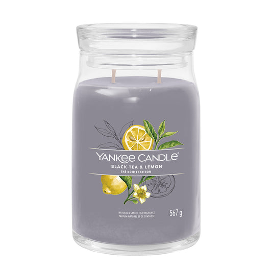 Yankee Candle Black Tea & Lemon Signature Large Jar Candle