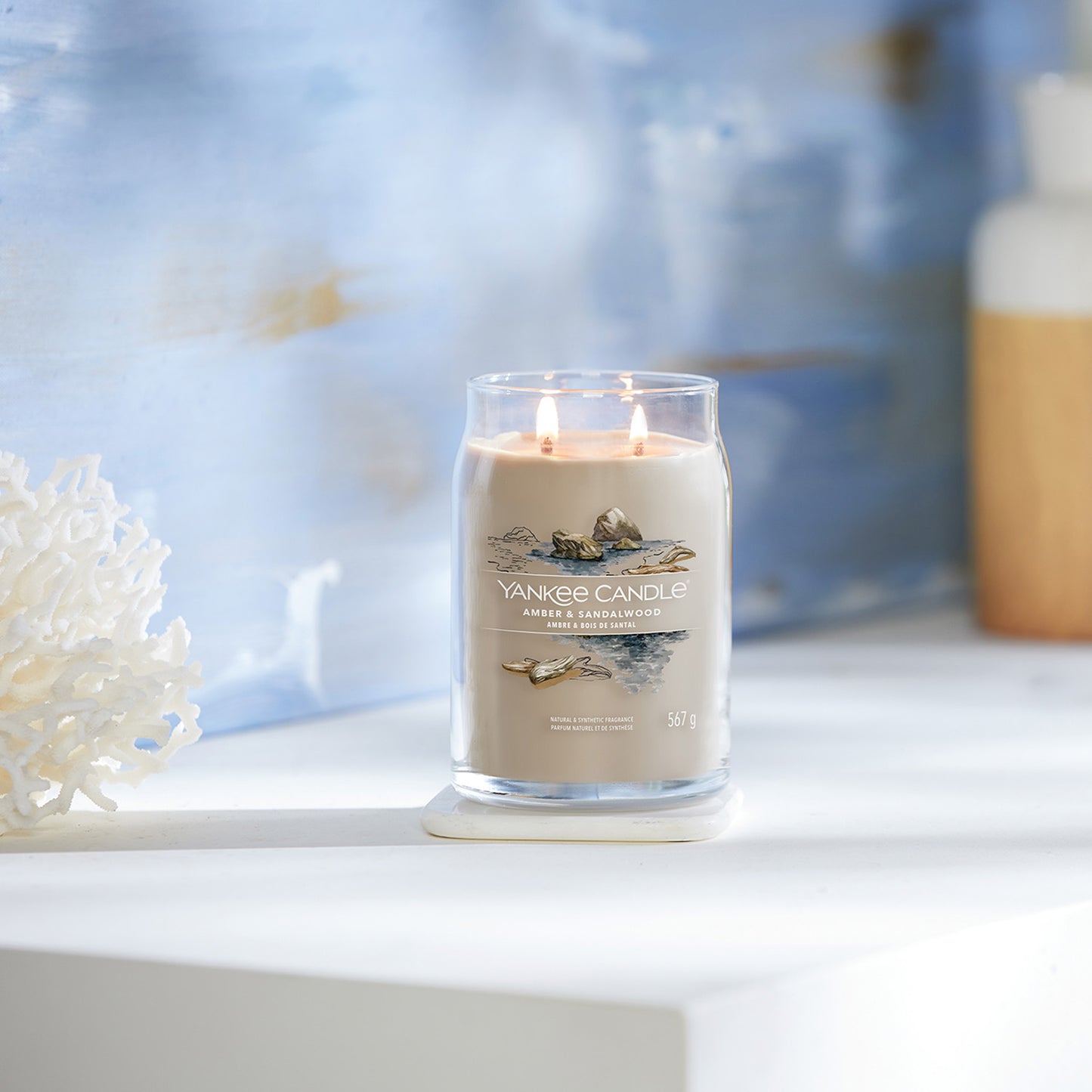 Yankee Candle Amber & Sandalwood Signature Large Jar Candle