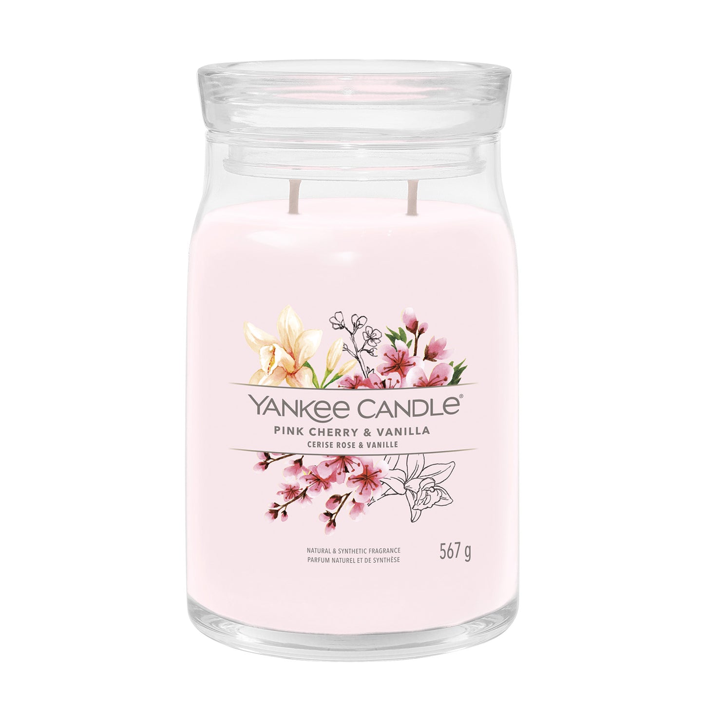 Yankee Candle Pink Cherry and Vanilla Signature Large Jar