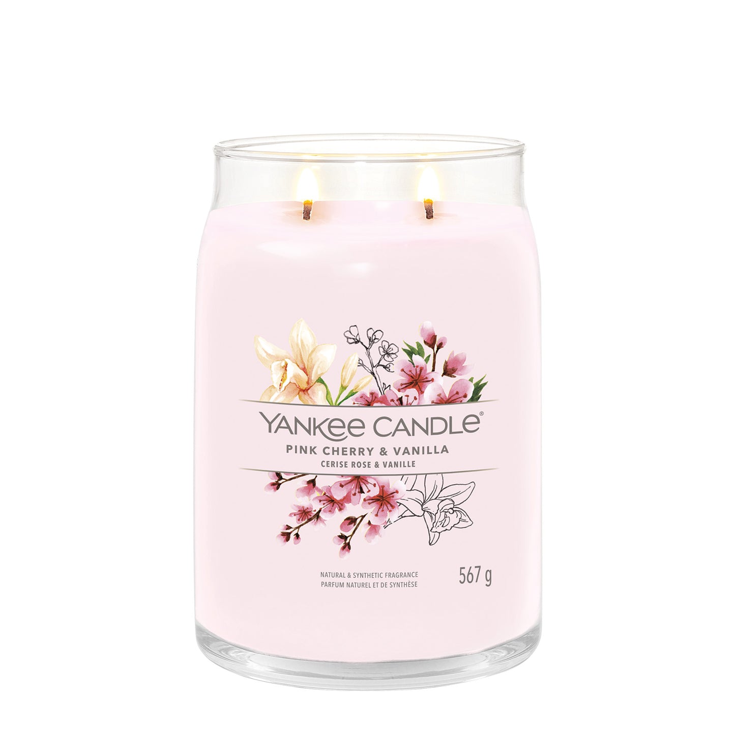 Yankee Candle Pink Cherry and Vanilla Signature Large Jar