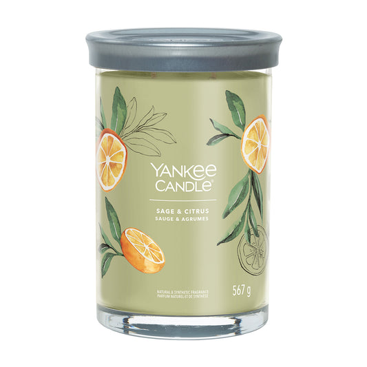 Yankee Candle Sage & Citrus Signature Large Tumbler Candle