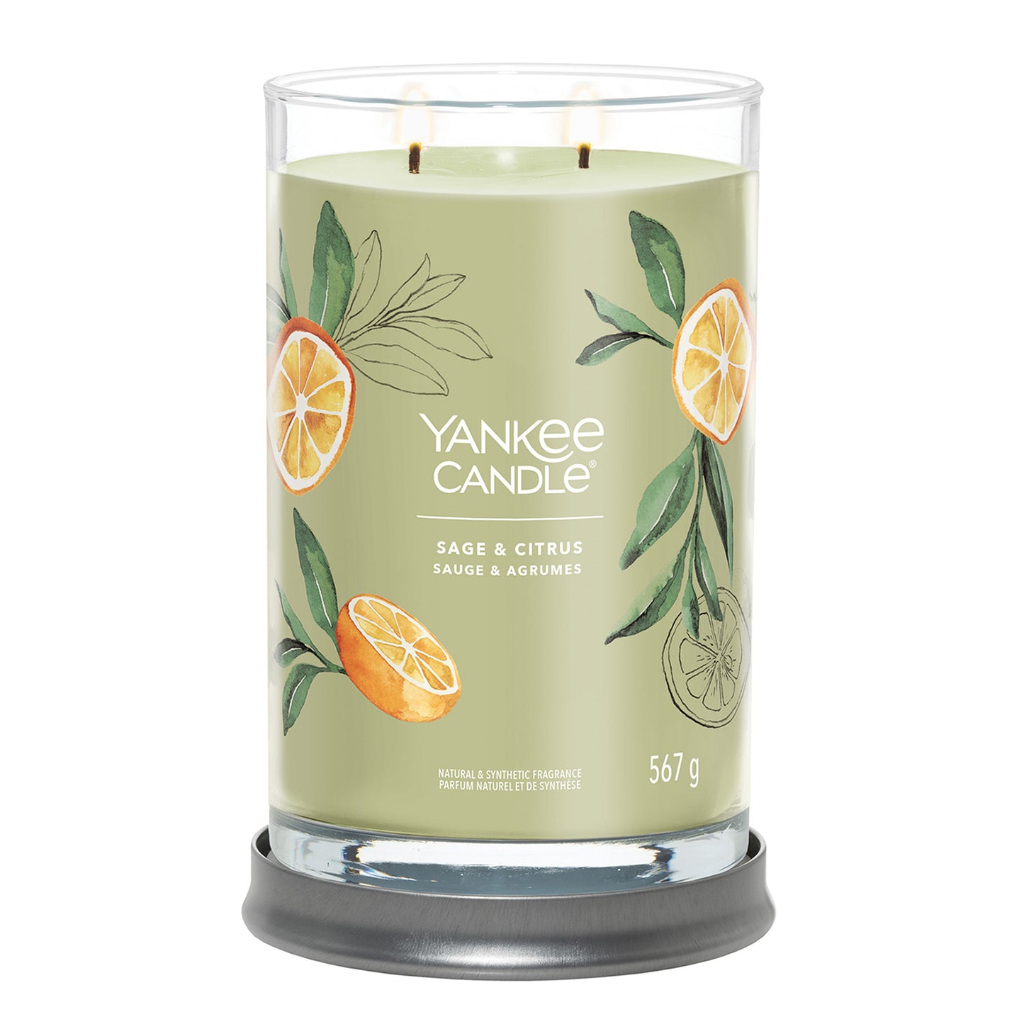 Yankee Candle Sage & Citrus Signature Large Tumbler Candle
