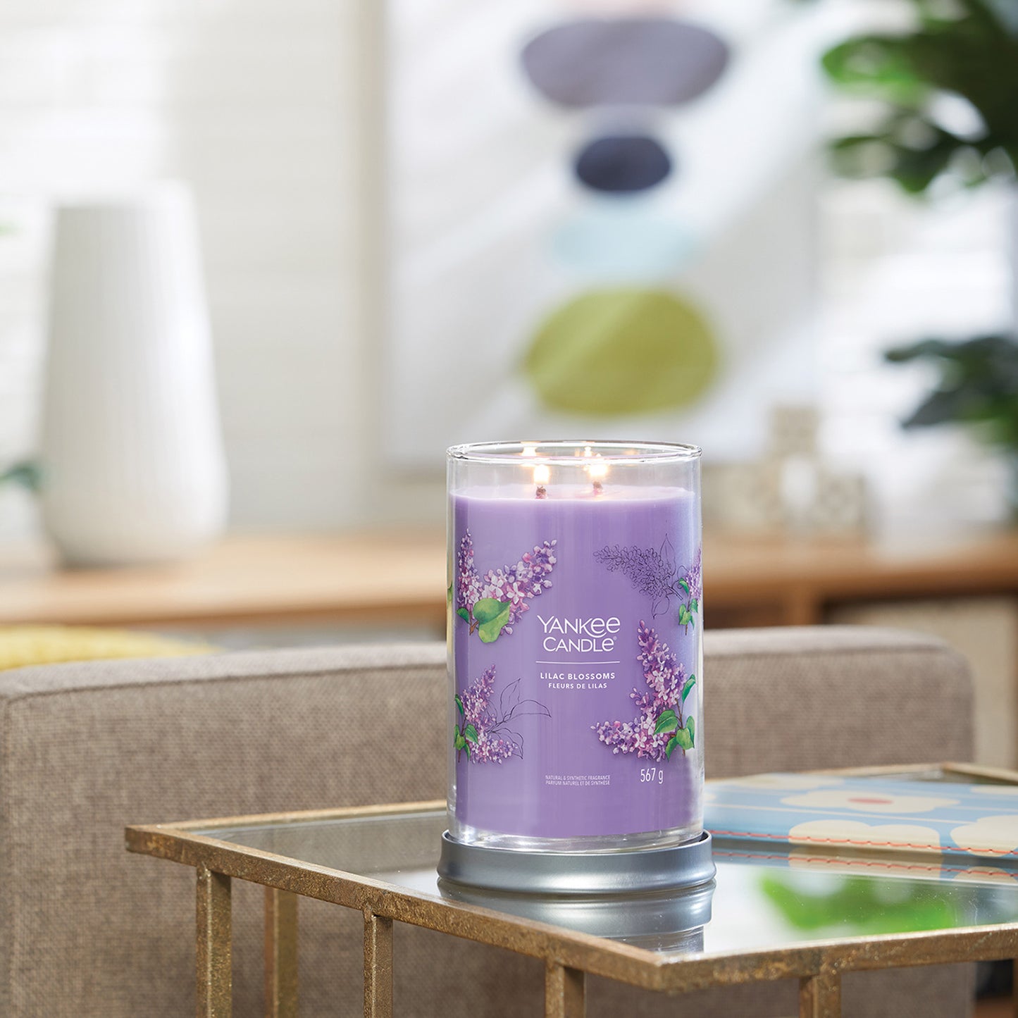 Yankee Candle Lilac Blossoms Signature Large Tumbler Candle