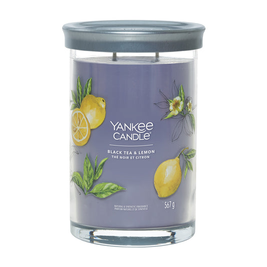 Yankee Candle Black Tea & Lemon Signature Large Tumbler Candle