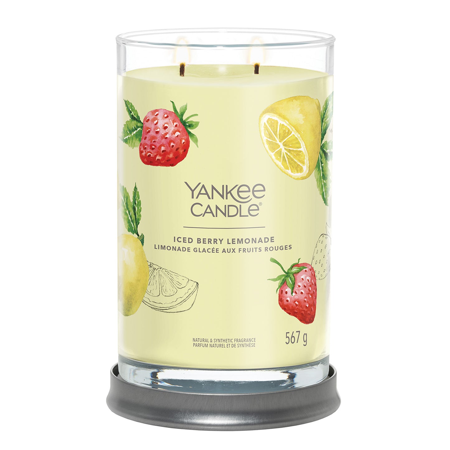 Yankee Candle Iced Berry Lemonade Signature Large Tumbler Candle