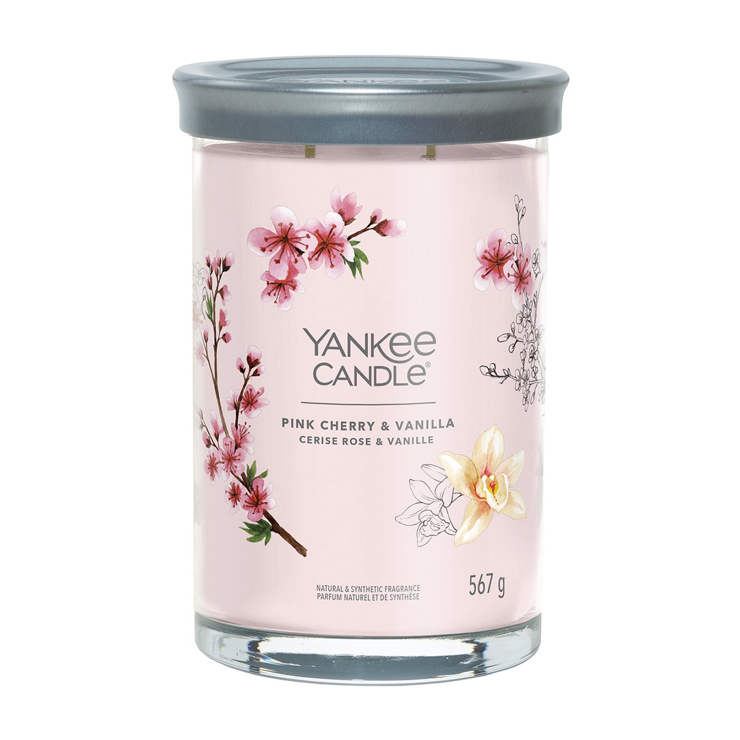 Yankee Candle Pink Cherry & Vanilla Signature Large Tumbler Candle