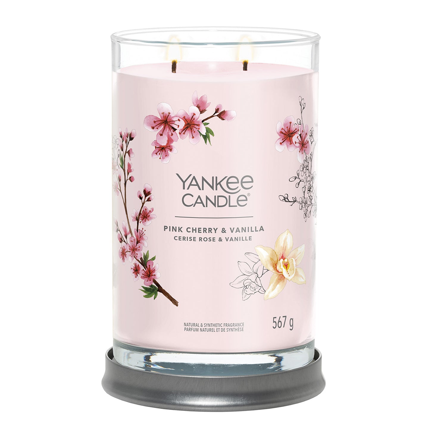 Yankee Candle Pink Cherry & Vanilla Signature Large Tumbler Candle
