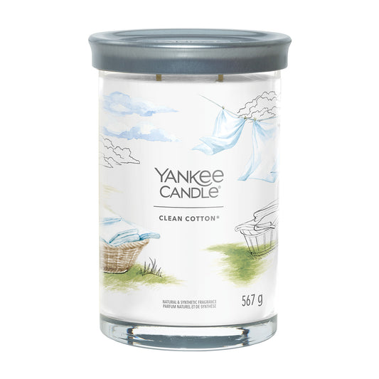 Yankee Candle Clean Cotton Signature Large Tumbler Candle