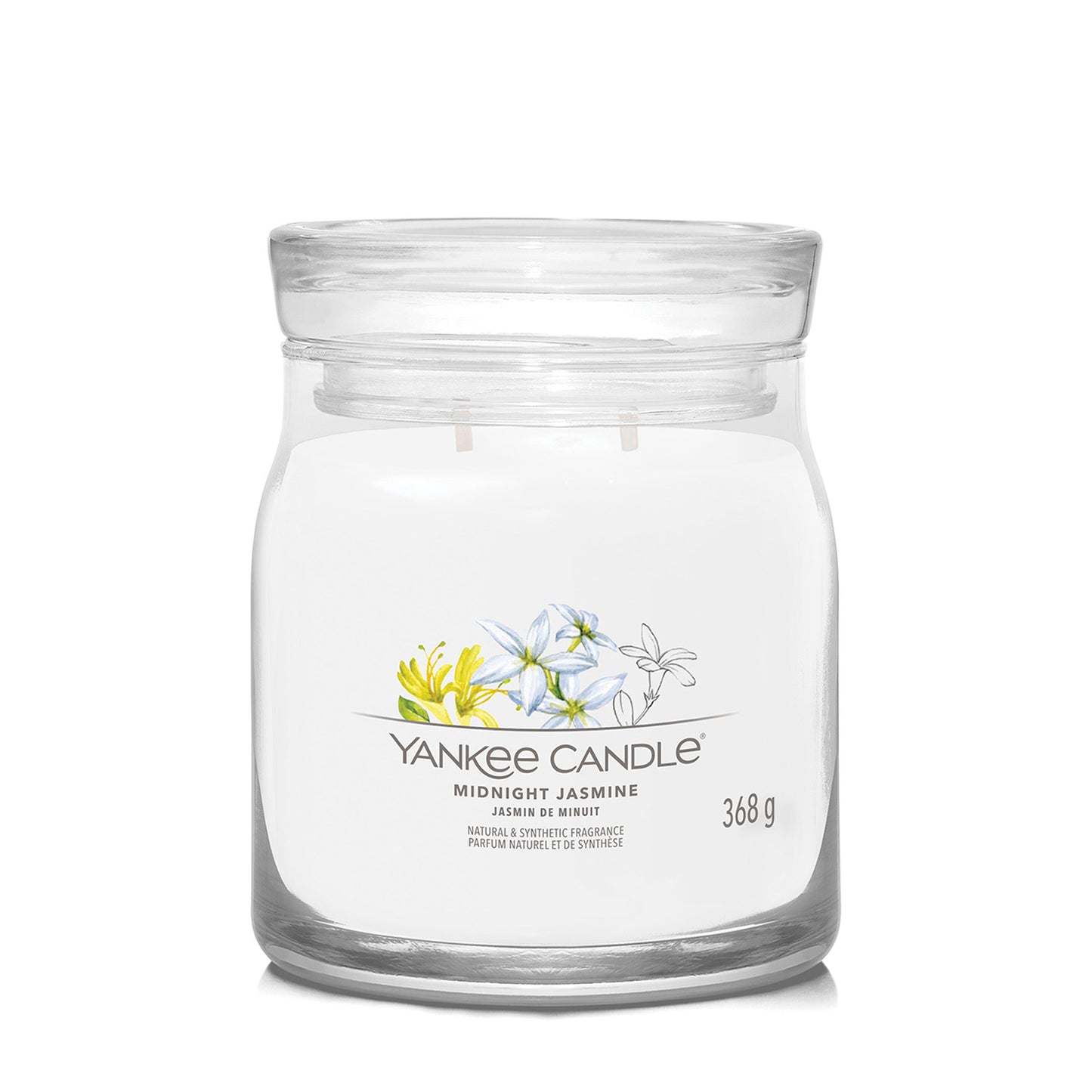 Yankee Candle Midnight Jasmine Signature Medium Jar Candle