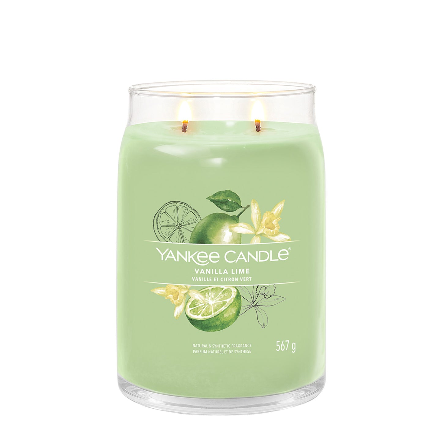 Yankee Candle Vanilla Lime Signature Large Jar Candle