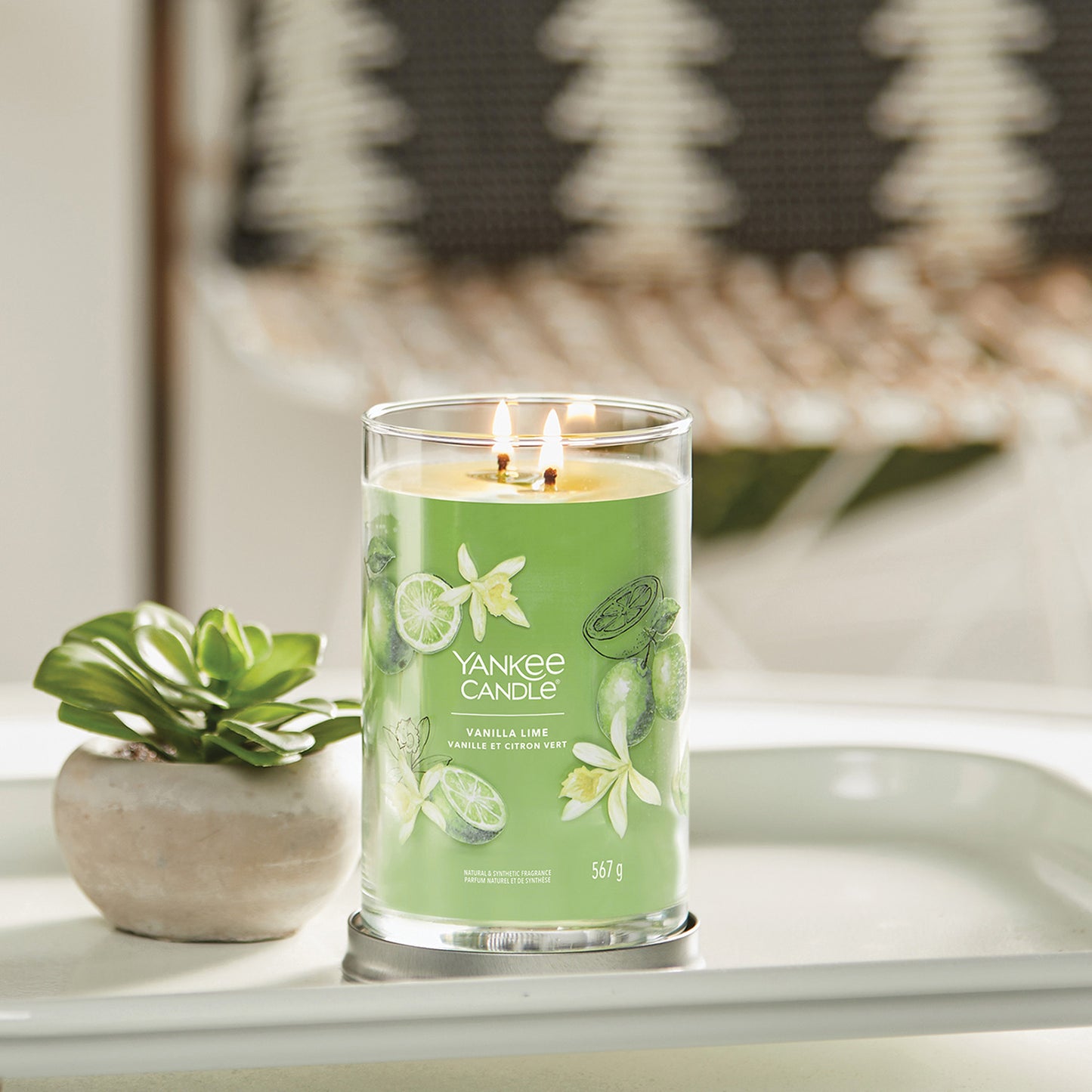 Yankee Candle Vanilla Lime Signature Large Tumbler Candle