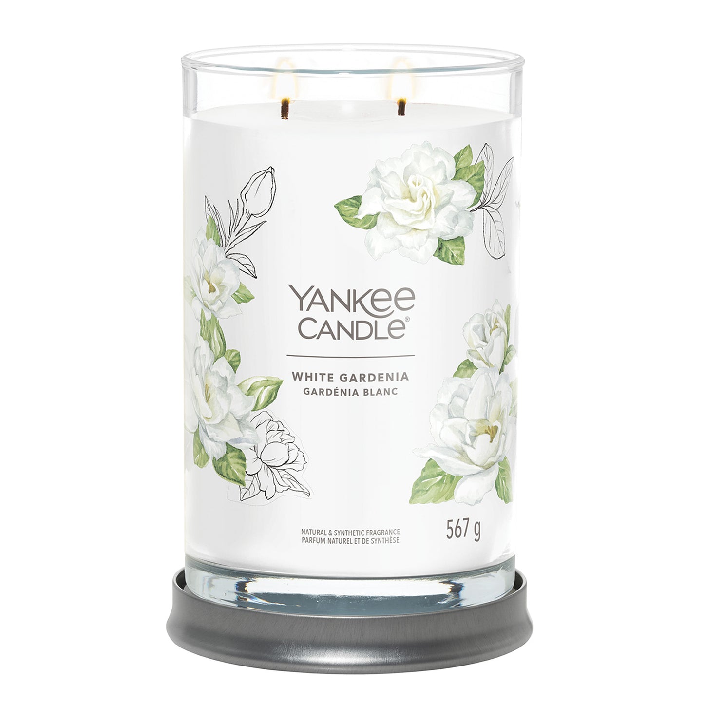 Yankee Candle White Gardenia Signature Large Tumbler Candle