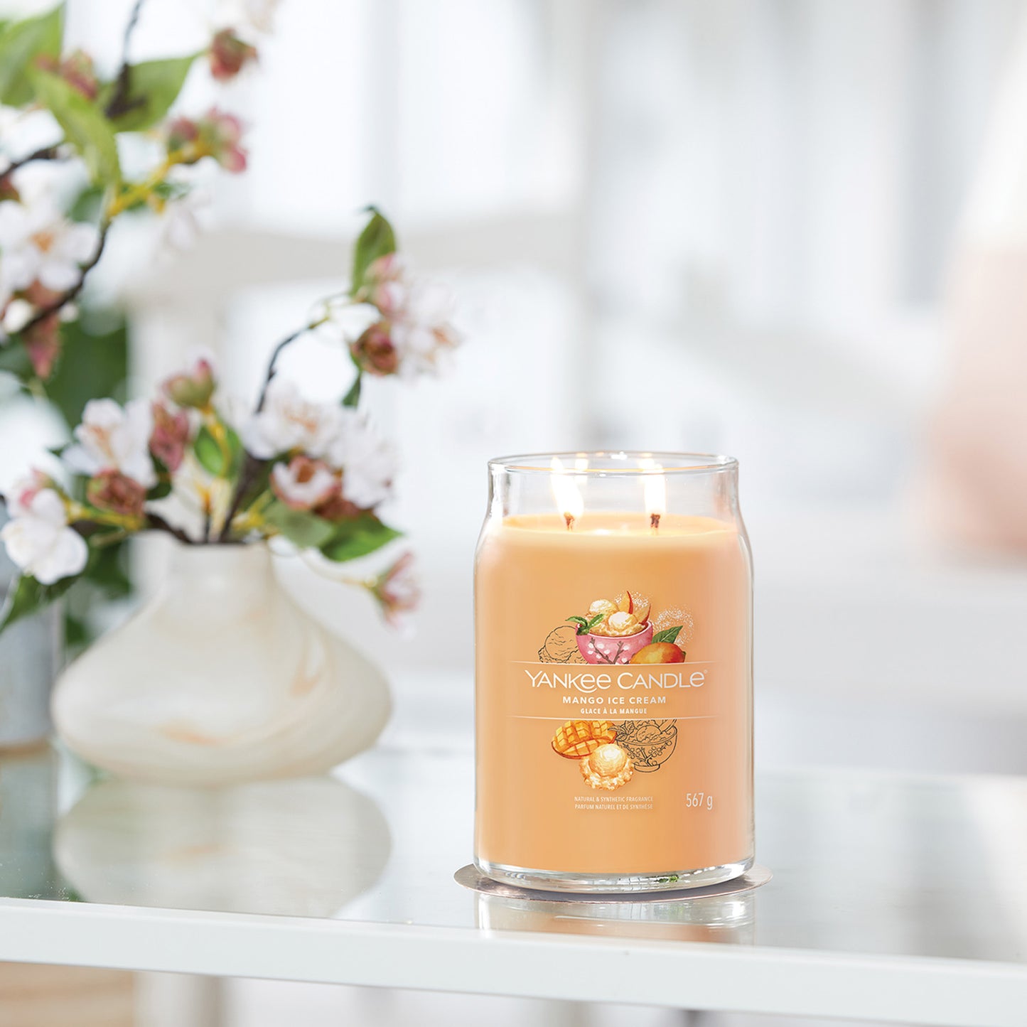 Yankee Candle Signature Large Jar Mango Ice Cream