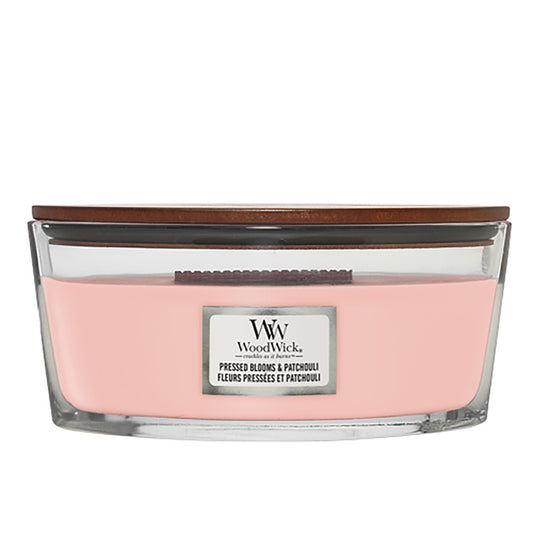 Woodwick Pressed Blooms & Patchouli Ellipse Candle