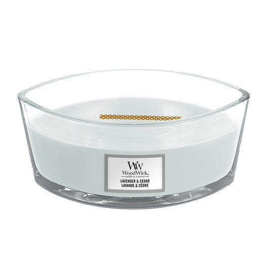 Woodwick Ellipse Lavender Cedar Candle