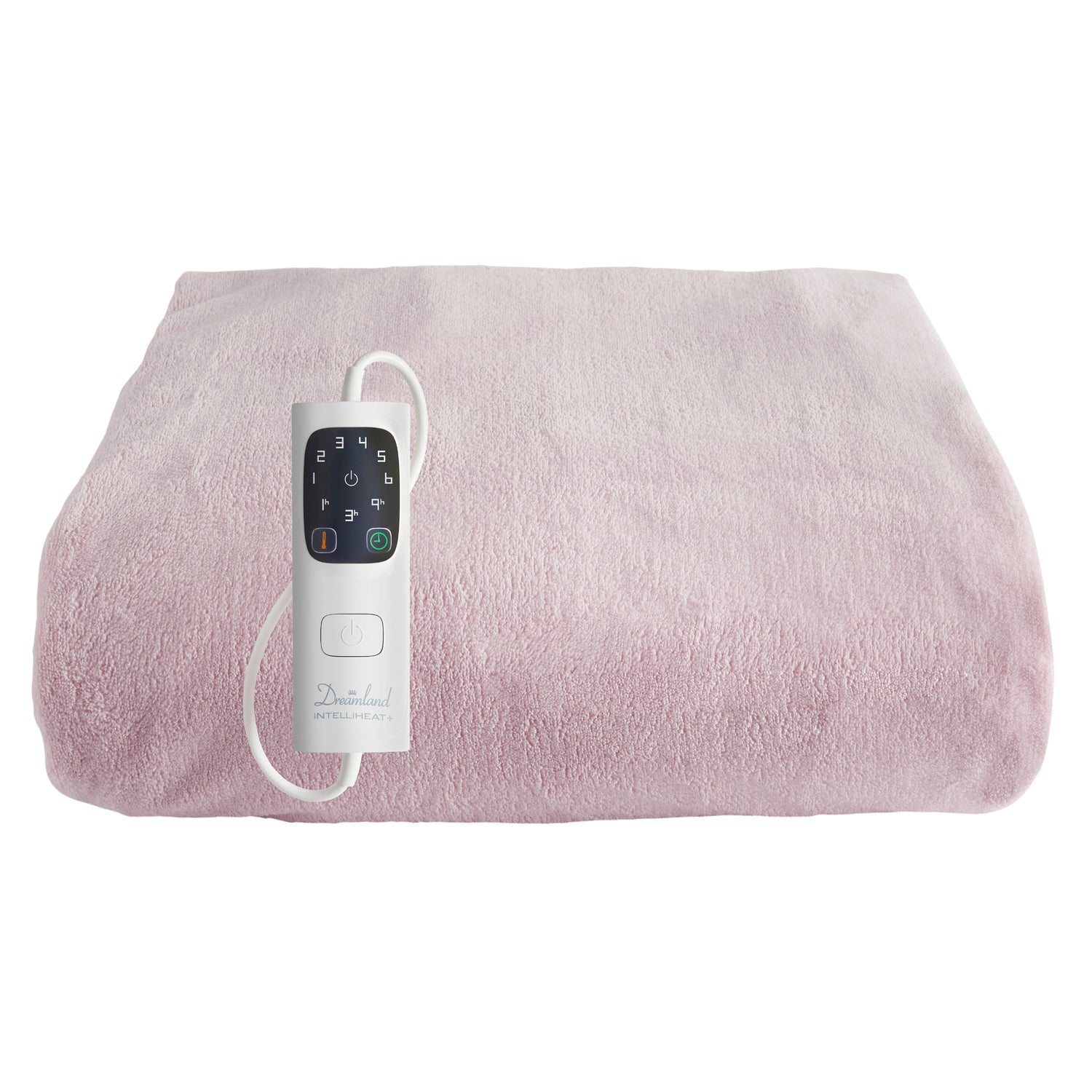 Dreamland intelliheat luxury velvet online & sherpa heated overblanket