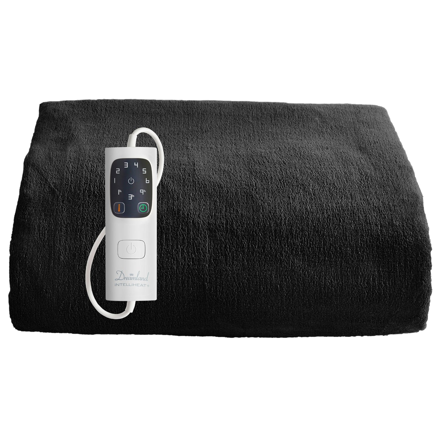 Dreamland Intelliheat Black Luxury Heated Throw