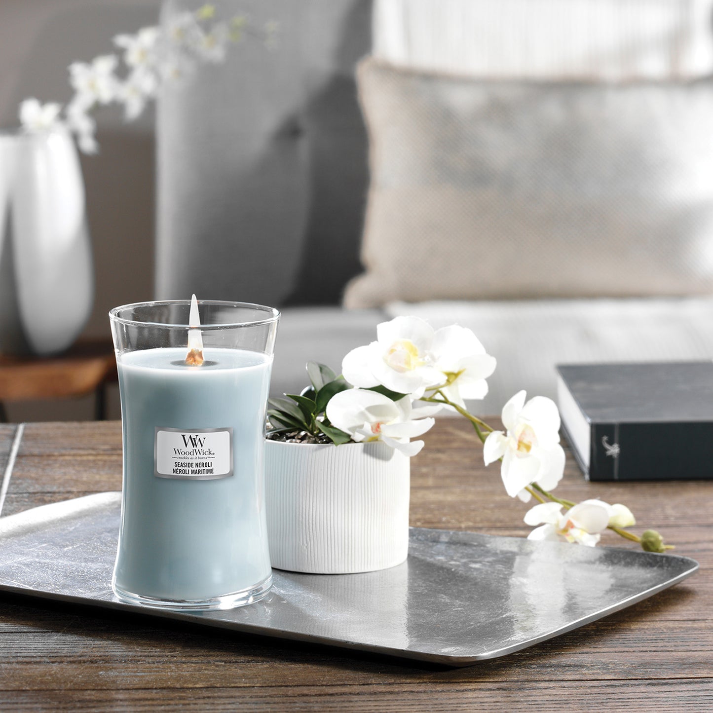 Woodwick Large Hourglass Seaside Neroli Candle