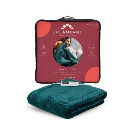 Dreamland Deluxe Emerald Green Warming Throw