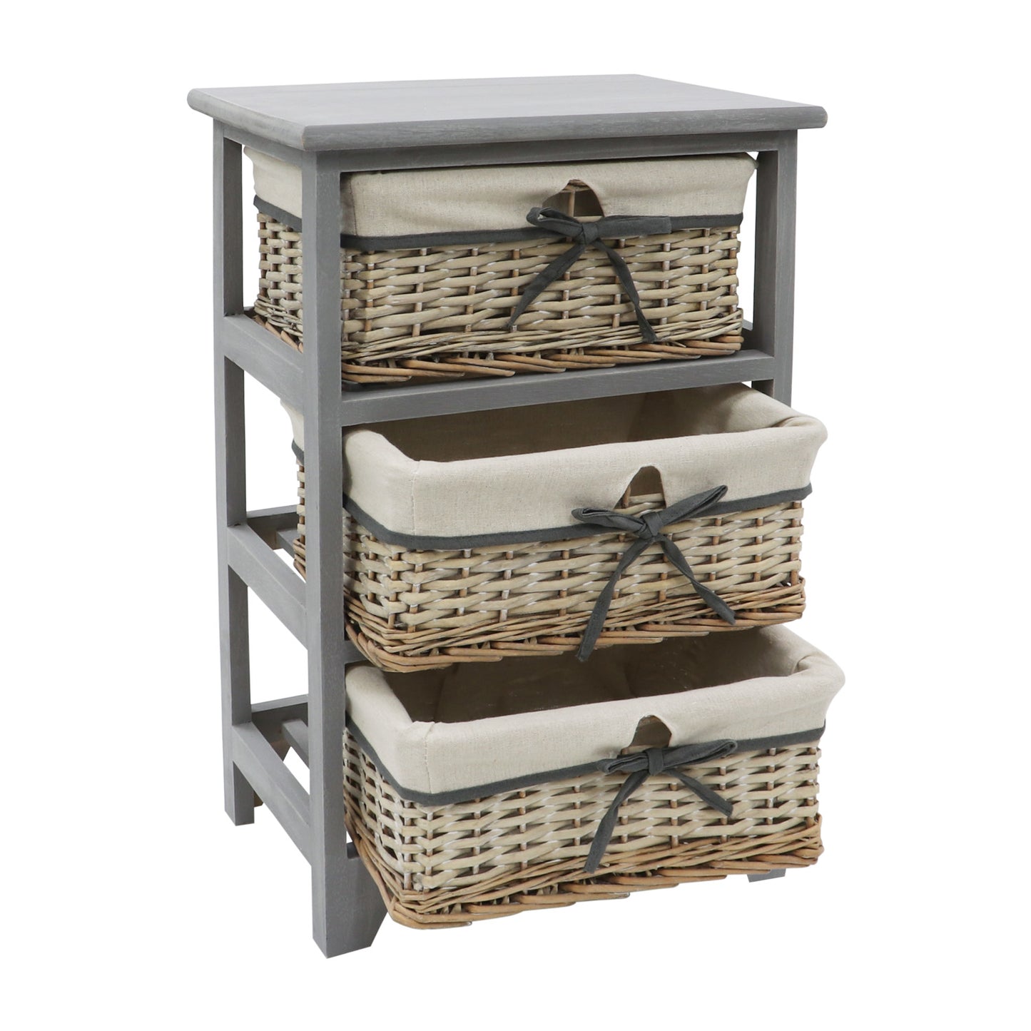 Sherborne Grey Willow 3 Drawer Storage Unit