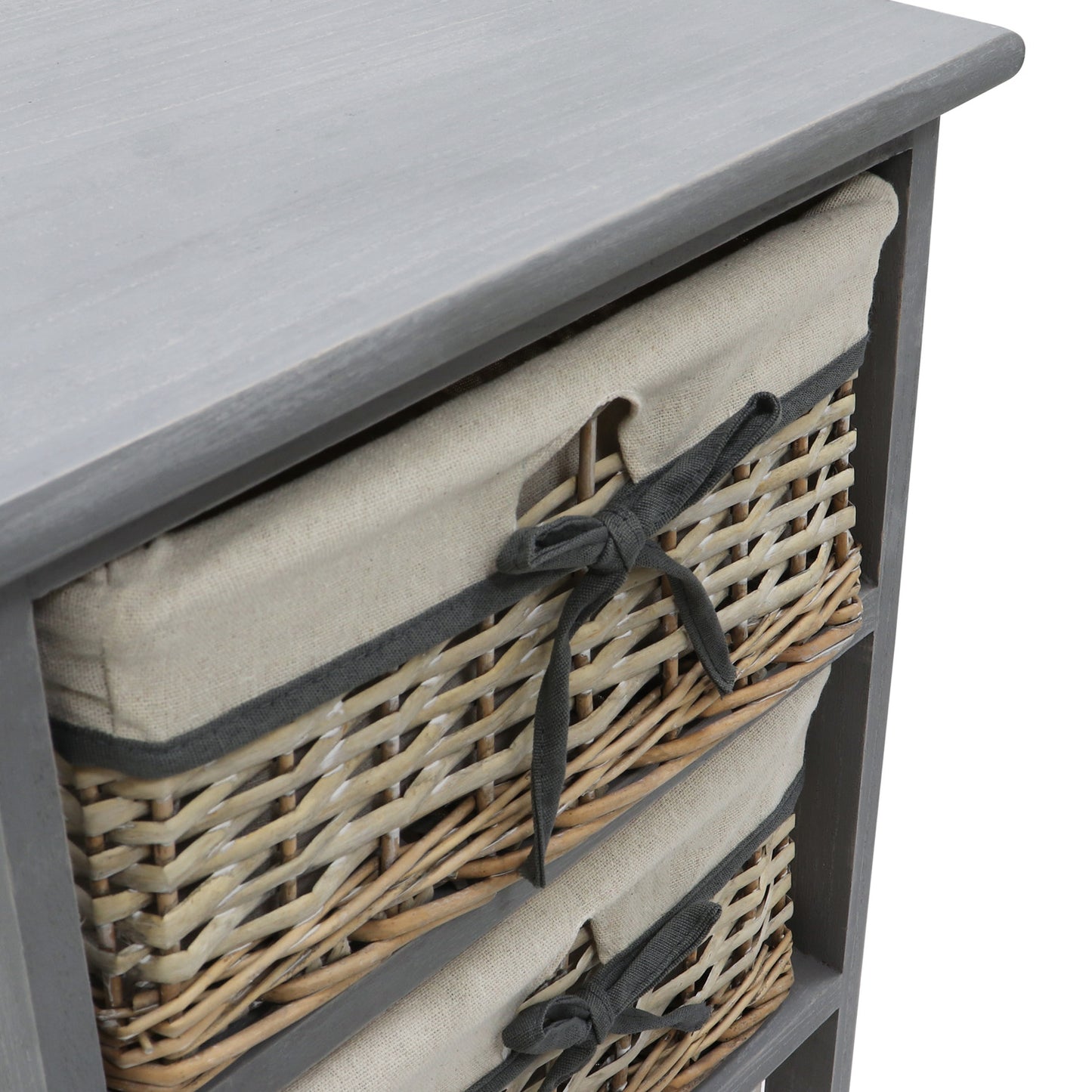 Sherborne Grey Willow 3 Drawer Storage Unit