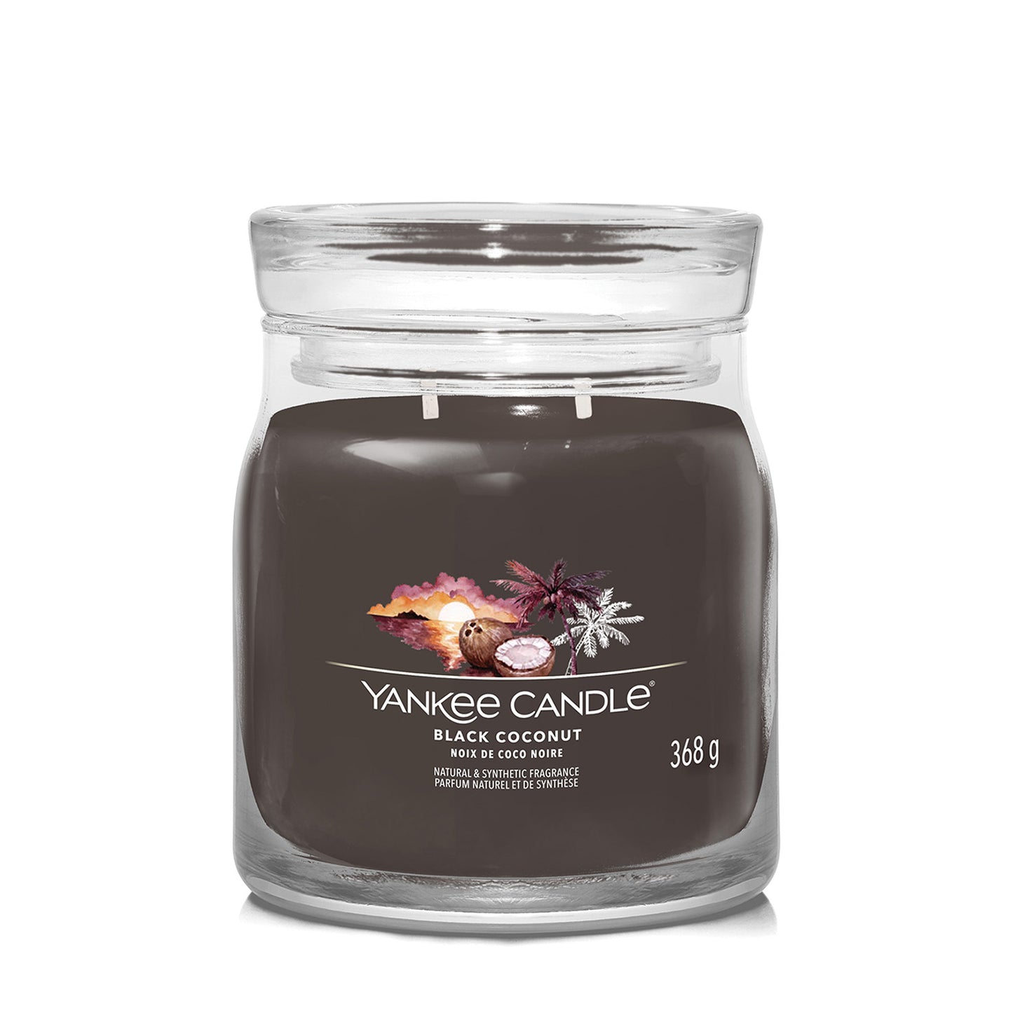 Yankee Candle Black Coconut Signature Medium Jar Candle