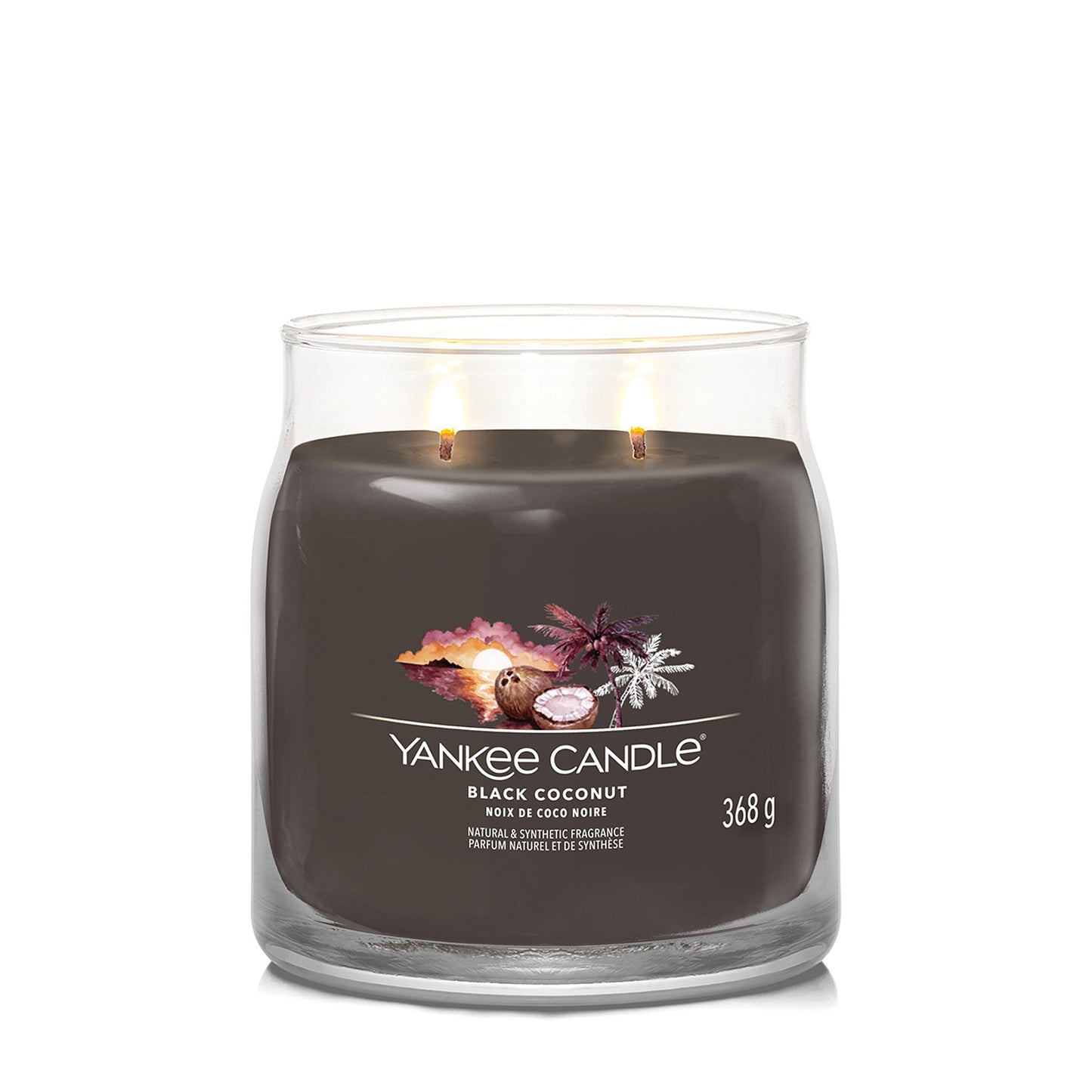 Yankee Candle Black Coconut Signature Medium Jar Candle