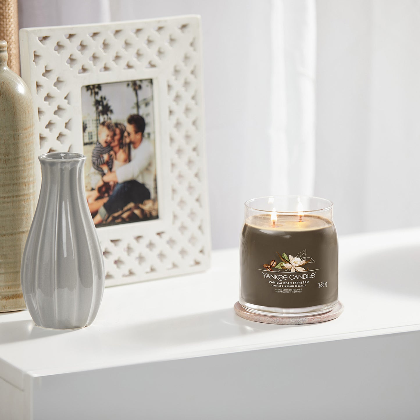 Yankee Candle Vanilla Bean Espresso Signature Medium Jar Candle