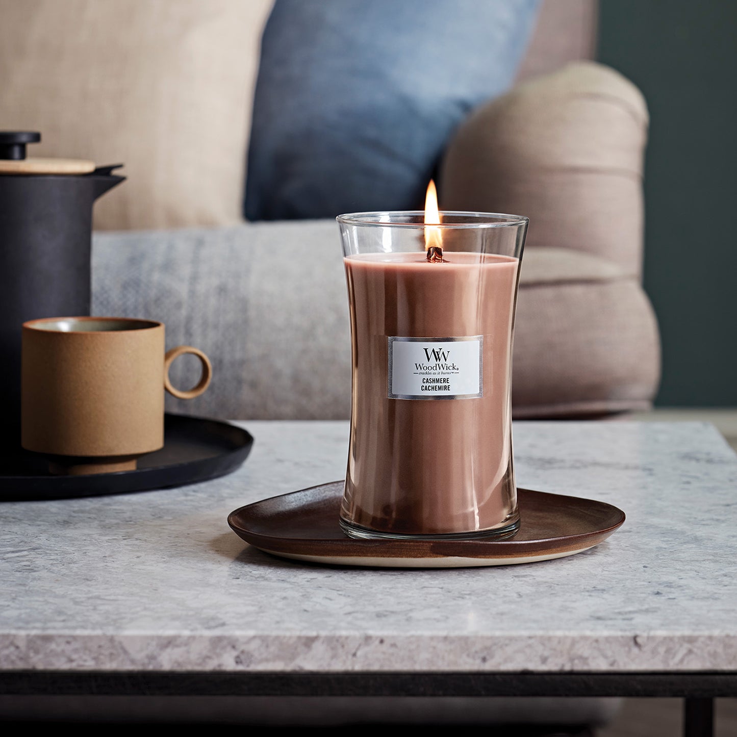 Woodwick Large Hourglass Cashmere Candle