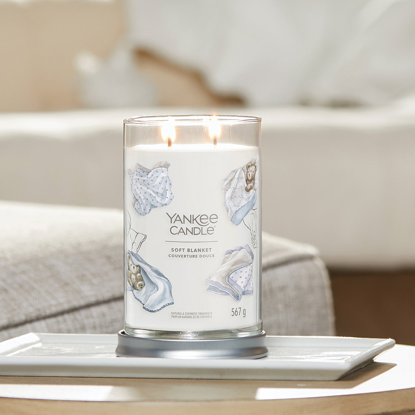 Yankee Candle Soft Blanket Signature Large Tumbler Candle