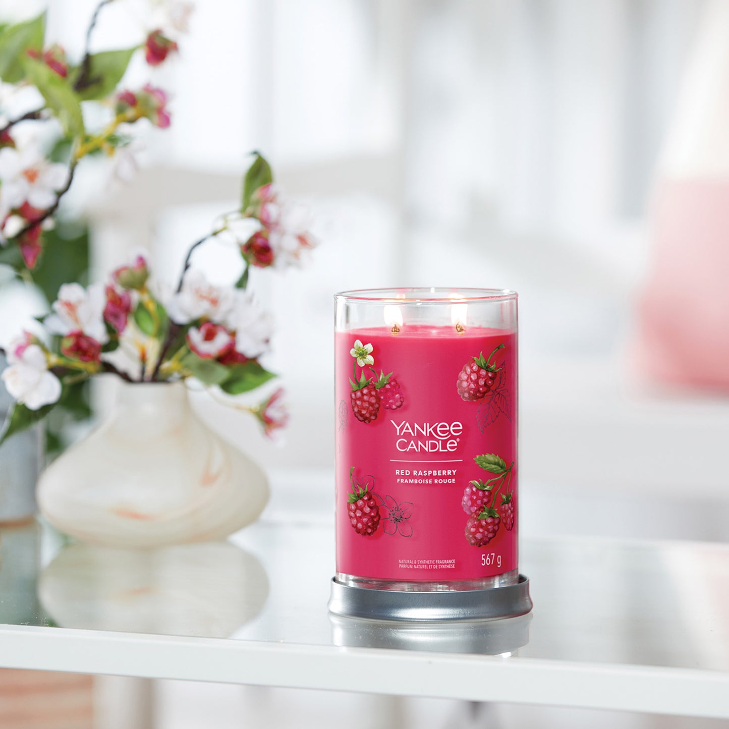 Yankee Candle Red Raspberry Signature Large Tumbler Candle