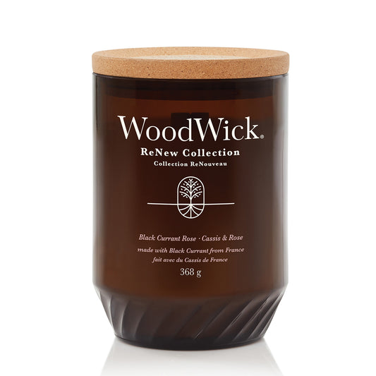 Woodwick Renew Blackcurrant & Rose Large Candle