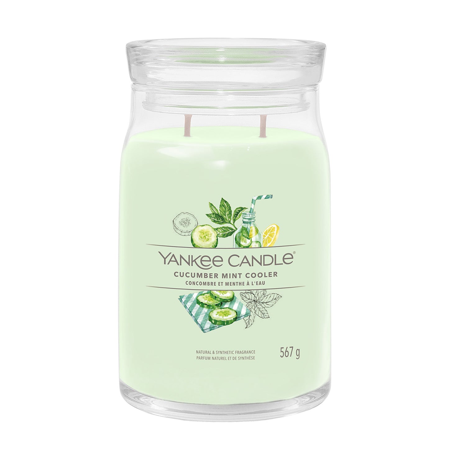 Yankee Candle Cucumber Mint Cooler Signature Large Jar Candle