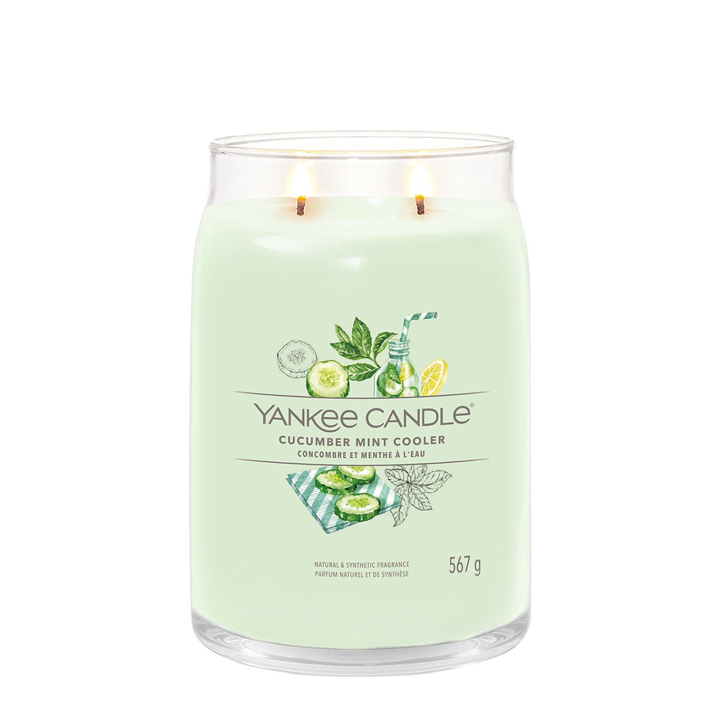 Yankee Candle Cucumber Mint Cooler Signature Large Jar Candle