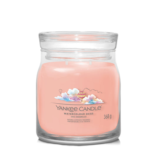 Yankee Candle Watercolour Skies Signature Medium Jar Candle