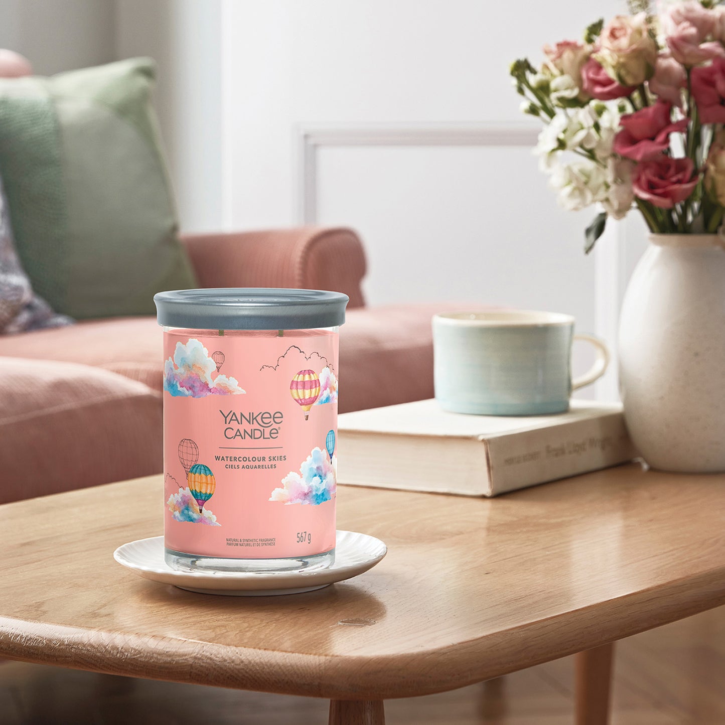 Yankee Candle Watercolour Skies Signature Large Tumbler Candle