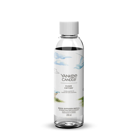 Yankee Candle Clean Cotton Reed Diffuser 200ml Refill