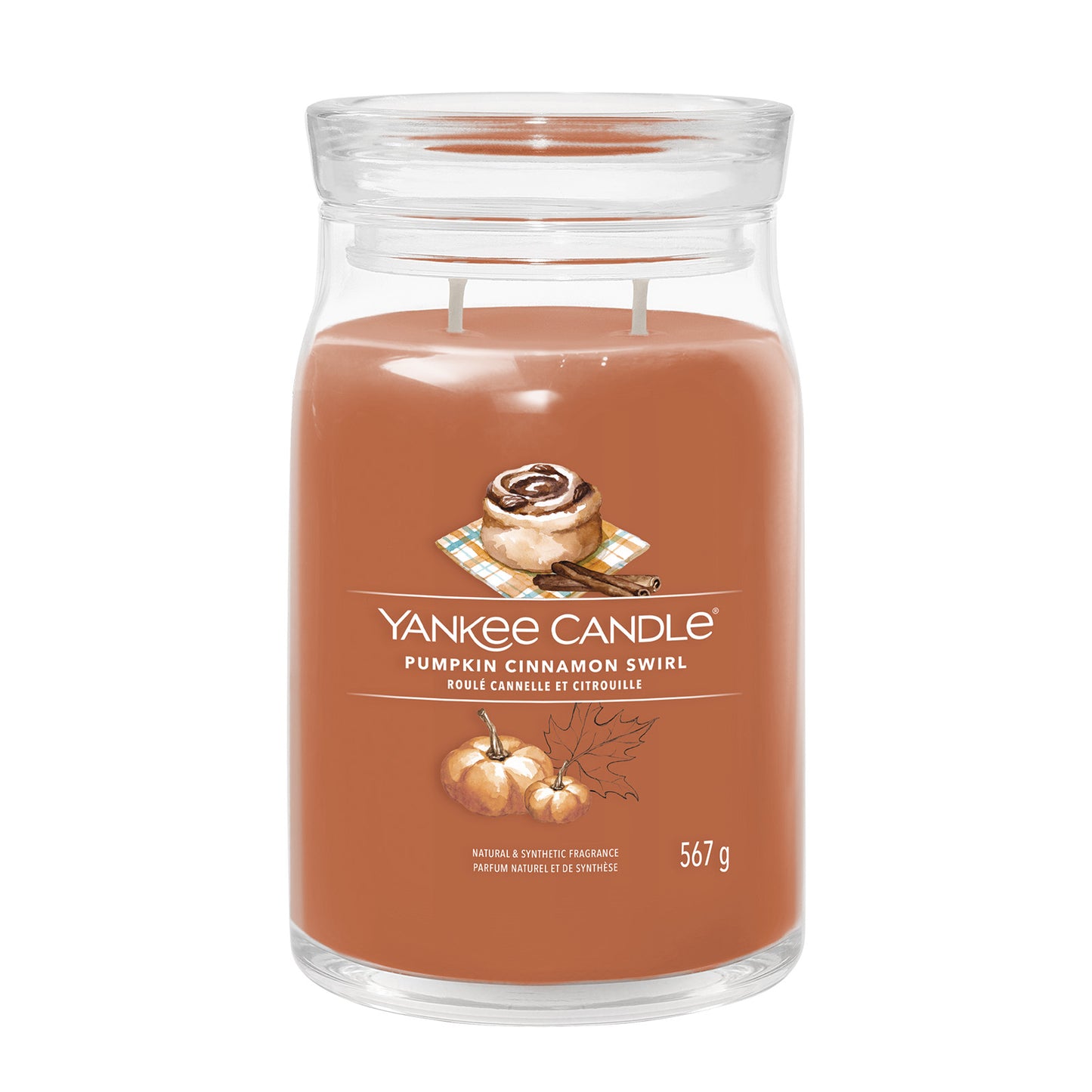Yankee Candle Pumpkin Cinnamon Swirl Signature Large Jar