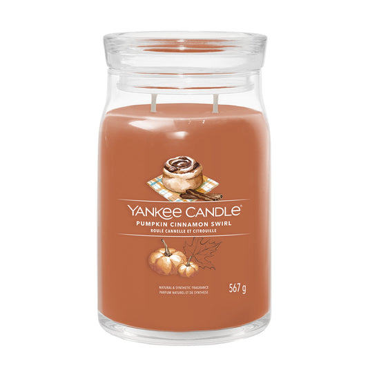 Yankee Candle Pumpkin Cinnamon Swirl Signature Large Jar